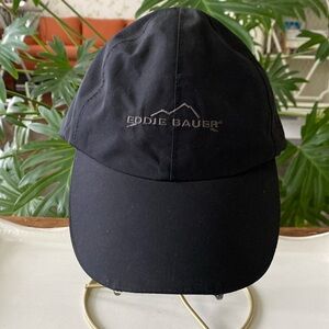Eddie Bauer LED Weatheredge Adjustable Black Baseball Cap Hat